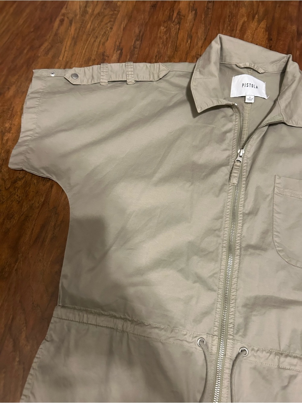 PISTOLA Romper Size Small Olive Green Beige  Festival Summer